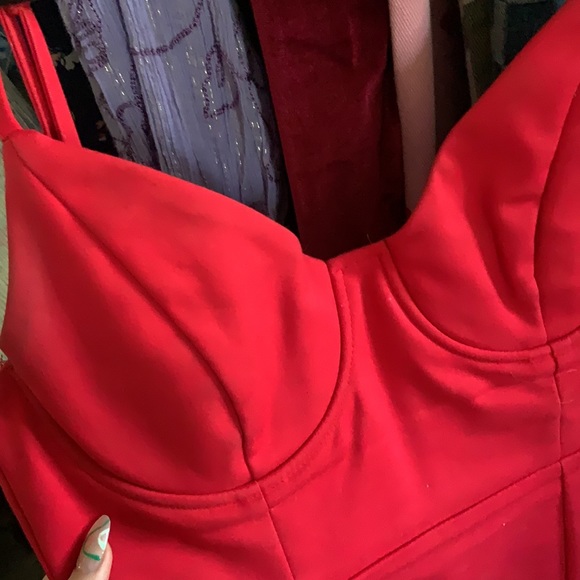 Tight Red Dress - Picture 2 of 5